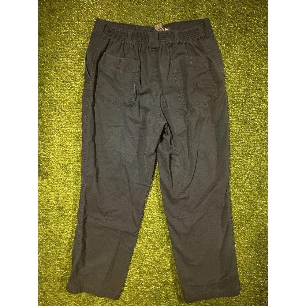David Taylor Collection Men's Blue Elastic Waist Pants Size 38x29